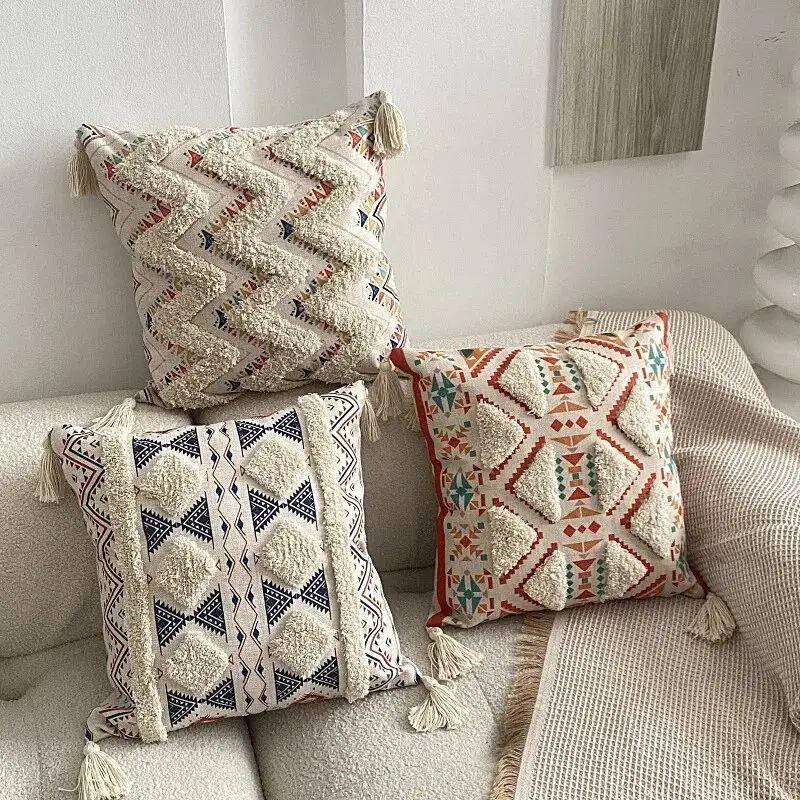 Woven Linen Pillow Covers